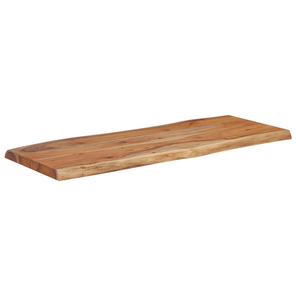 Dessus de table 100x40x2,5 cm rectangulaire bois massif acacia - XIOS
