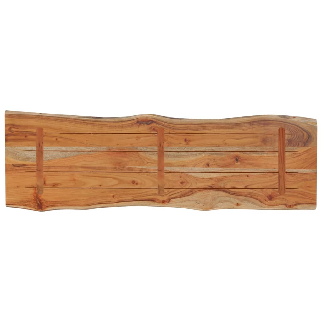 Dessus de table 110x40x2,5 cm rectangulaire bois massif acacia - XIOS