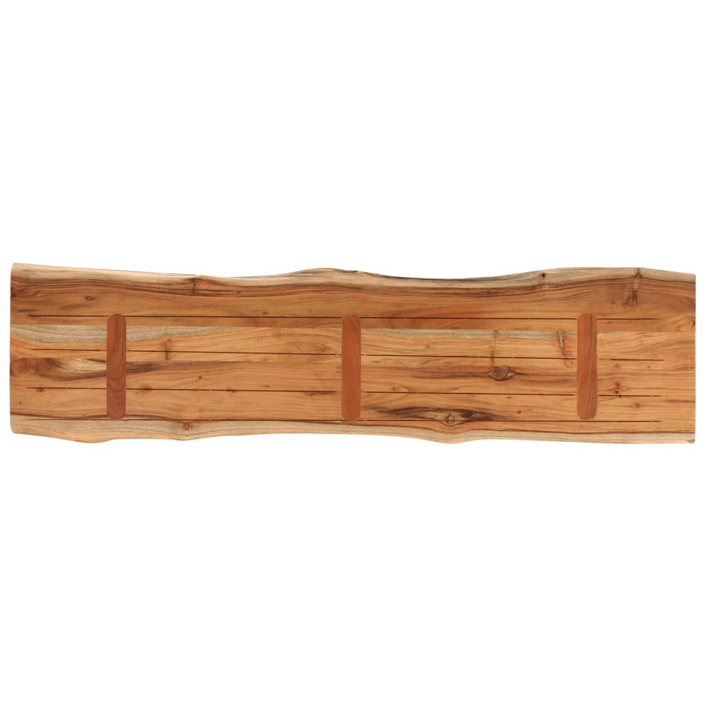 Dessus de table 140x40x2,5 cm rectangulaire bois massif acacia - XIOS