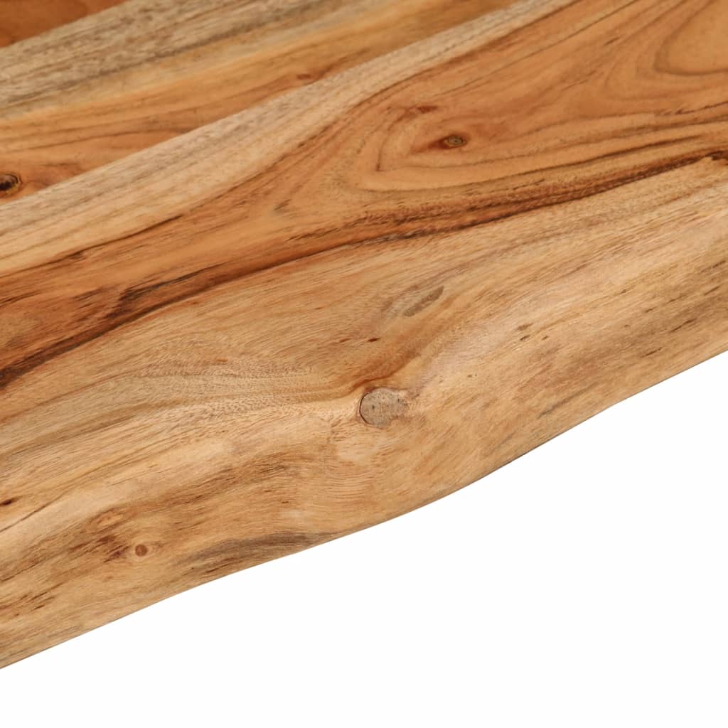Dessus de table 140x40x2,5 cm rectangulaire bois massif acacia - XIOS