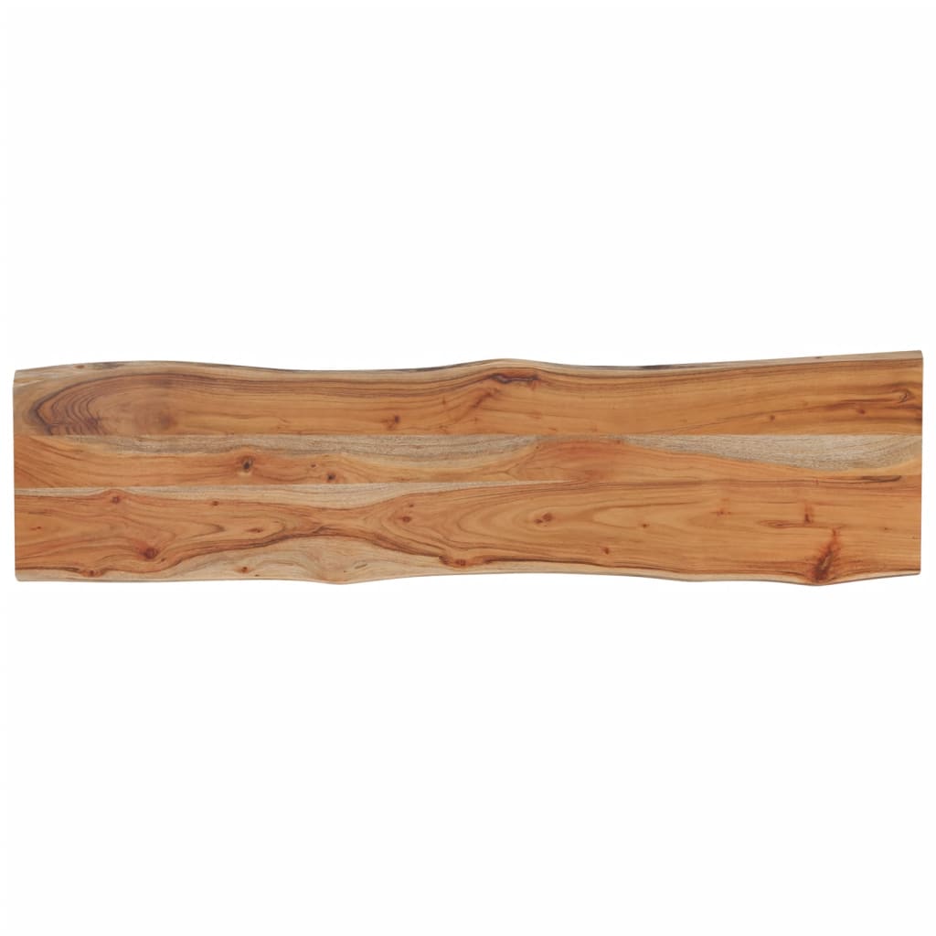 Dessus de table 180x40x2,5 cm rectangulaire bois massif acacia