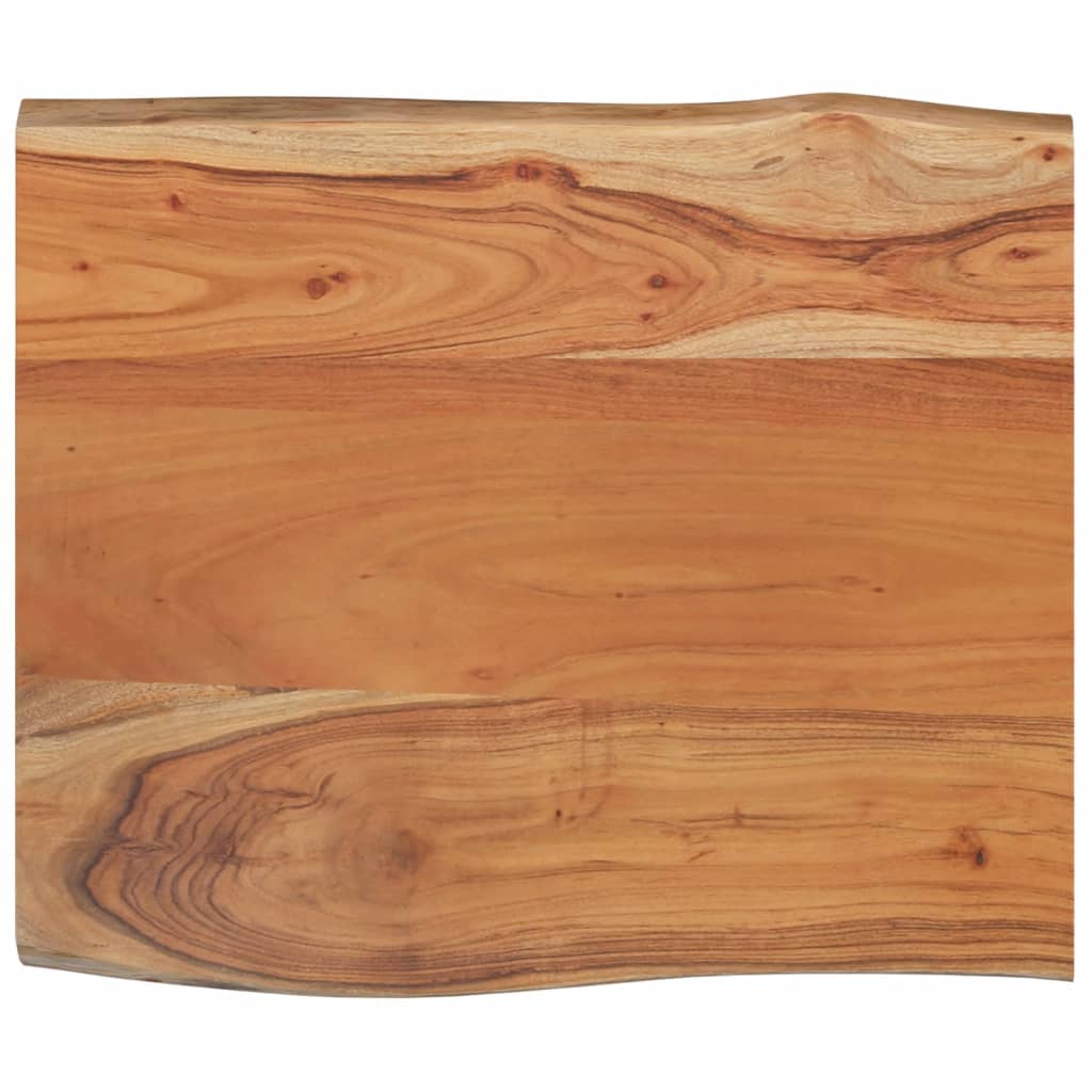Dessus de table 70x60x2,5 cm rectangulaire bois massif acacia