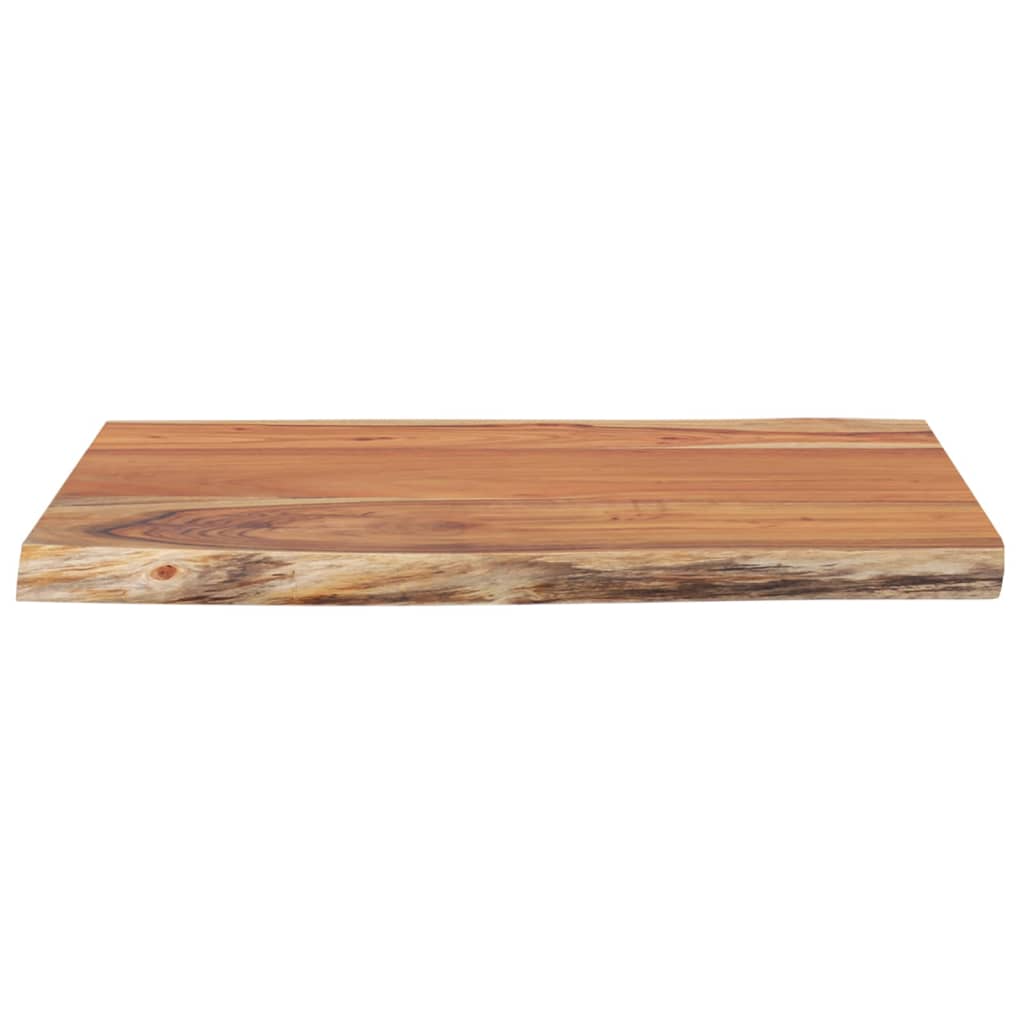 Dessus de table 70x60x2,5 cm rectangulaire bois massif acacia