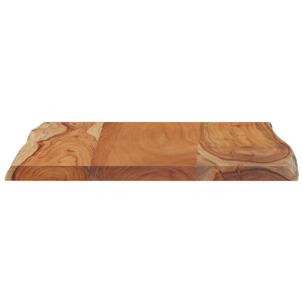 Dessus de table 70x60x2,5 cm rectangulaire bois massif acacia