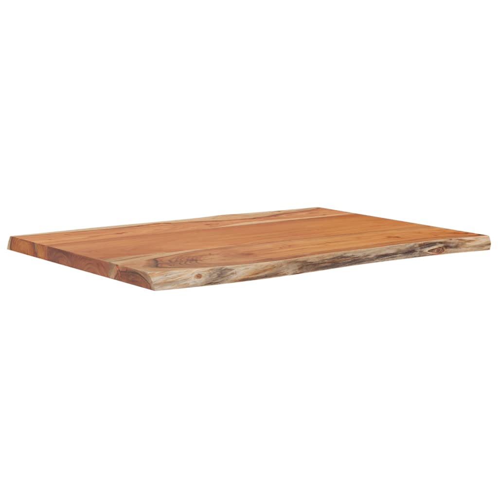 Dessus de table 80x60x2,5 cm rectangulaire bois massif acacia - XIOS