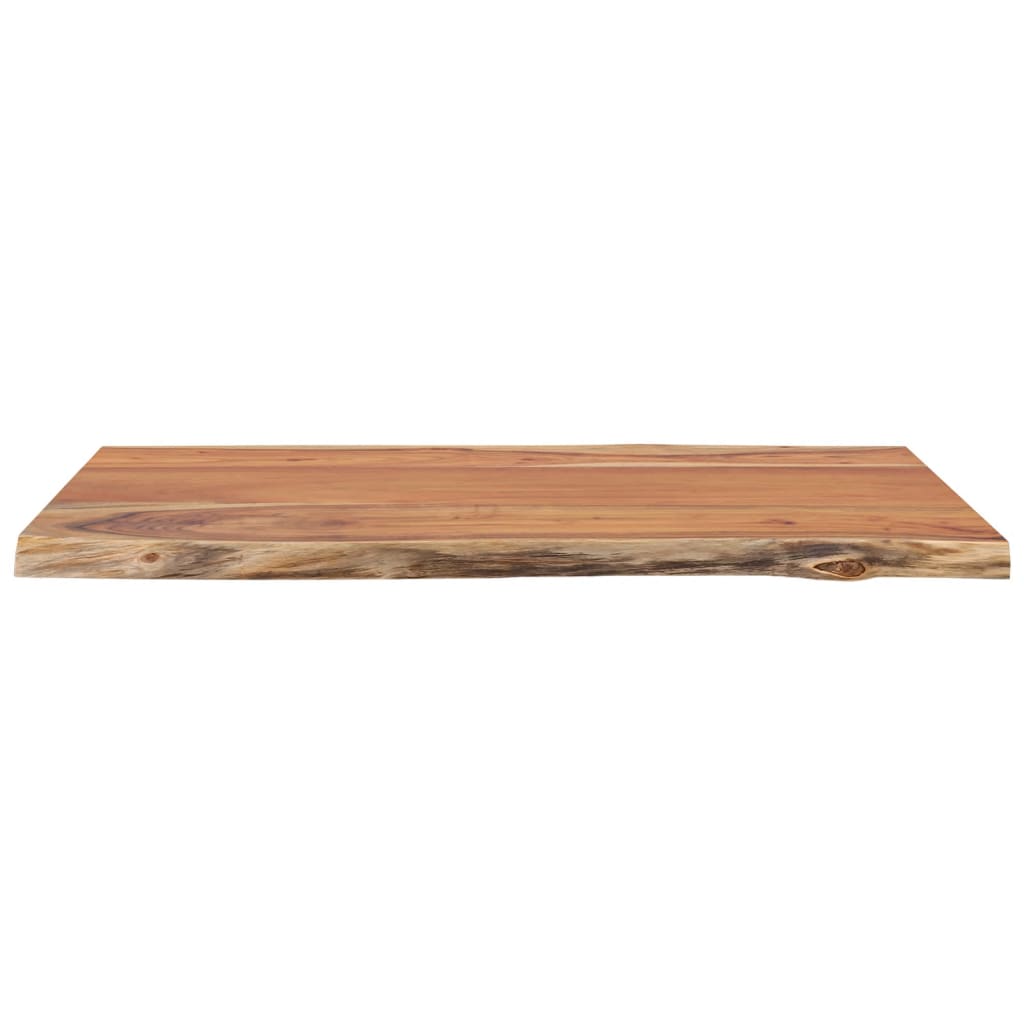 Dessus de table 80x60x2,5 cm rectangulaire bois massif acacia - XIOS