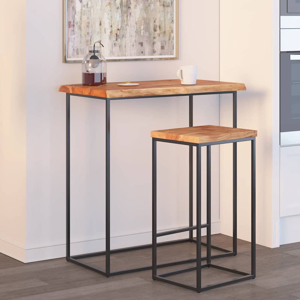 Dessus de table 80x60x2,5 cm rectangulaire bois massif acacia - XIOS