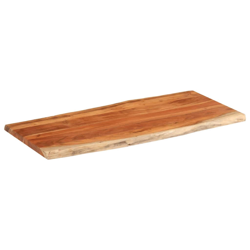 Dessus de table 140x60x2,5cm rectangulaire bois massif d'acacia - XIOS