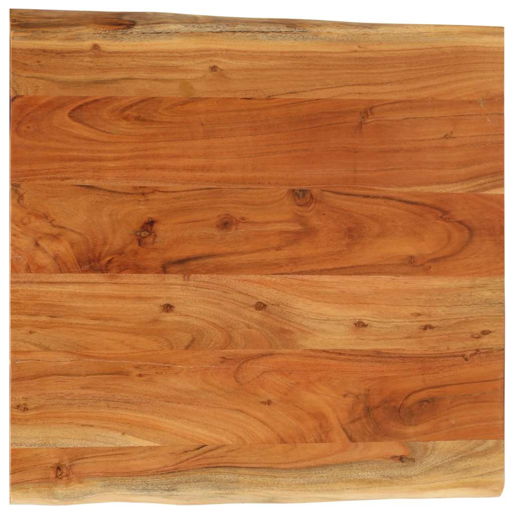 Dessus de bureau 80x80x2,5 cm carré bois massif d'acacia - XIOS