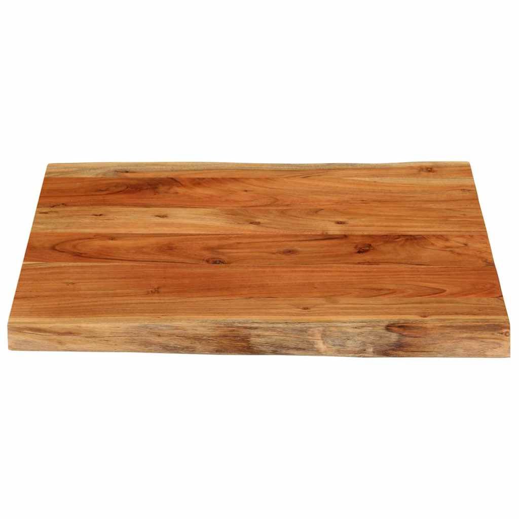 Dessus de bureau 80x80x2,5 cm carré bois massif d'acacia - XIOS