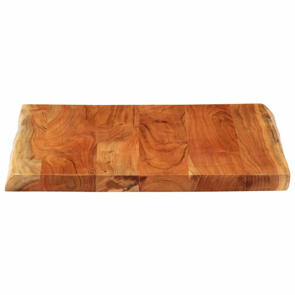 Dessus de bureau 80x80x2,5 cm carré bois massif d'acacia - XIOS