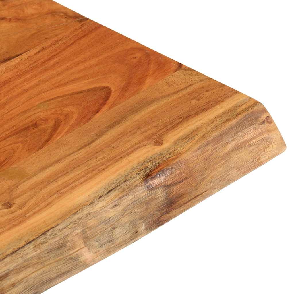 Dessus de bureau 80x80x2,5 cm carré bois massif d'acacia - XIOS