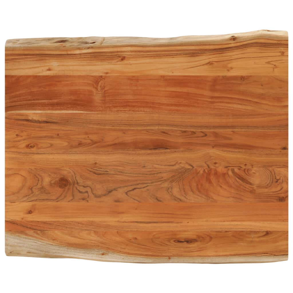 Dessus de table 100x80x2,5 cm rectangulaire bois massif acacia - XIOS