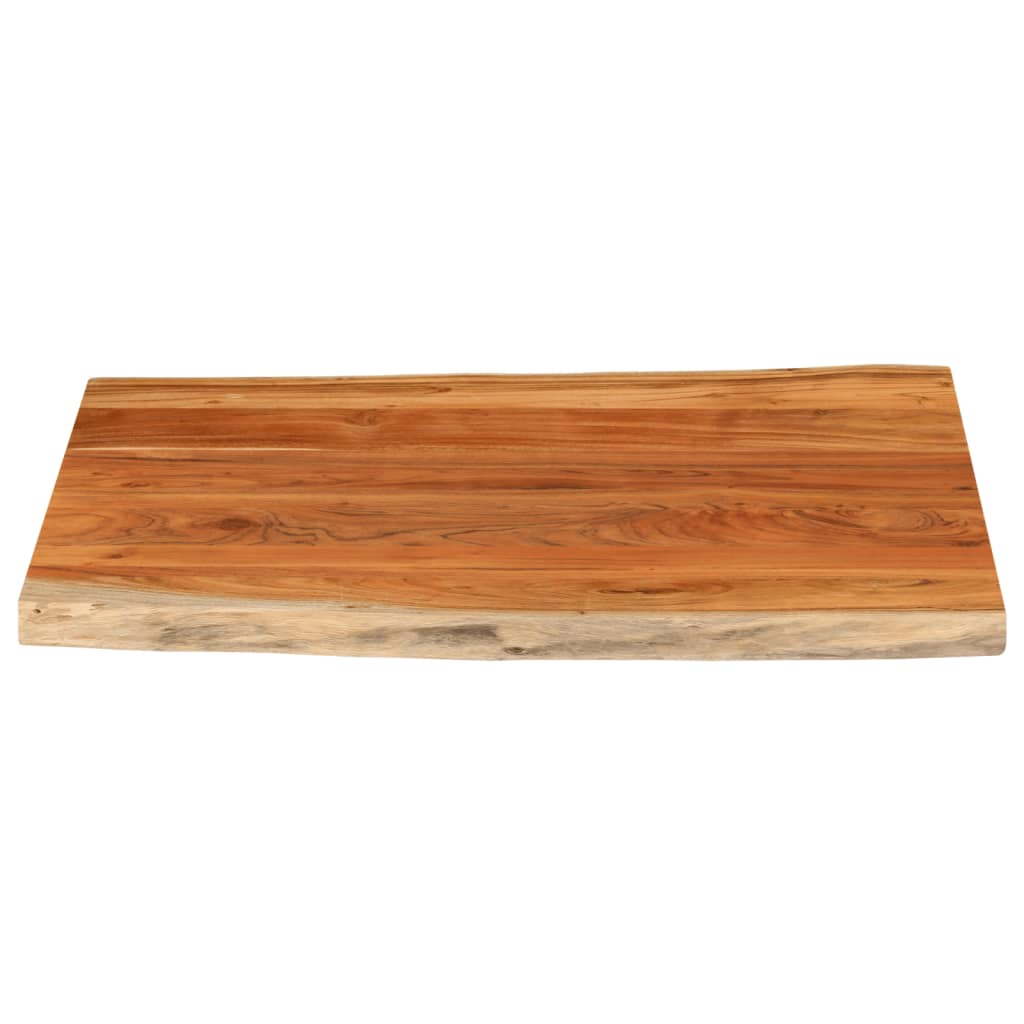 Dessus de table 100x80x2,5 cm rectangulaire bois massif acacia