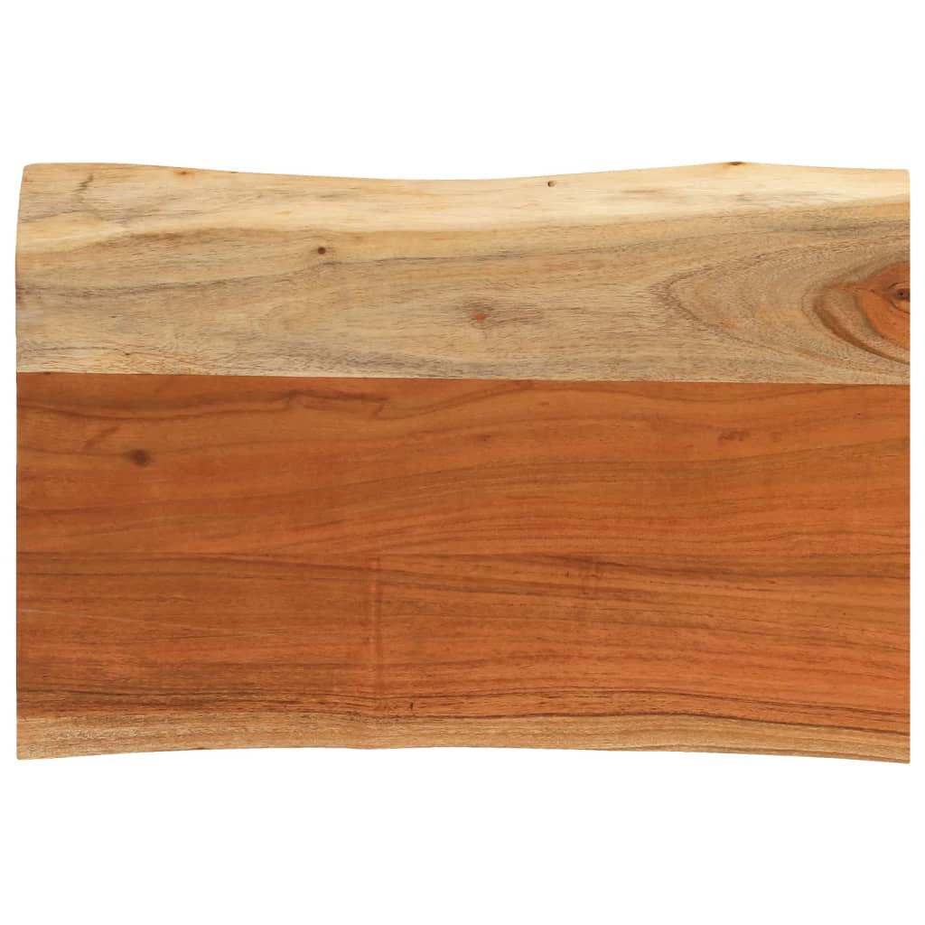 Dessus de table 60x40x3,8 cm rectangulaire bois massif d'acacia - XIOS