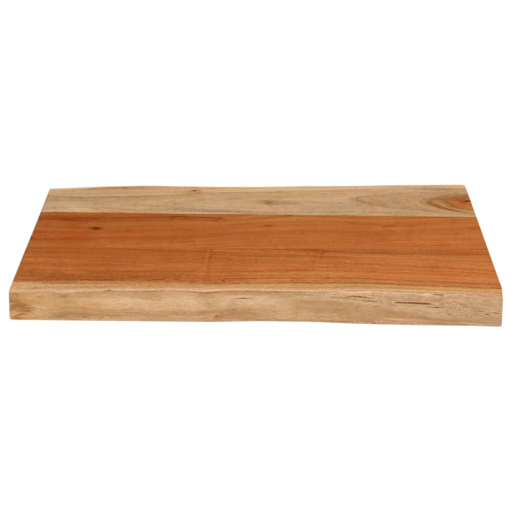 Dessus de table 60x40x3,8 cm rectangulaire bois massif d'acacia - XIOS