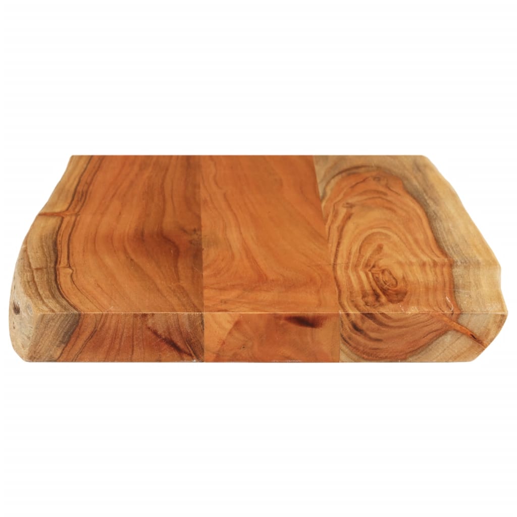 Dessus de table 60x40x3,8 cm rectangulaire bois massif d'acacia - XIOS