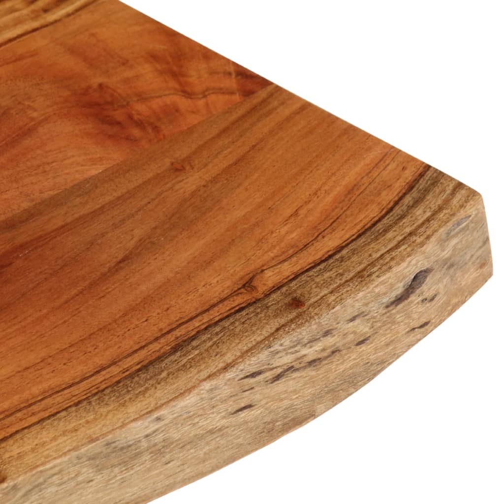 Dessus de table 60x40x3,8 cm rectangulaire bois massif d'acacia - XIOS