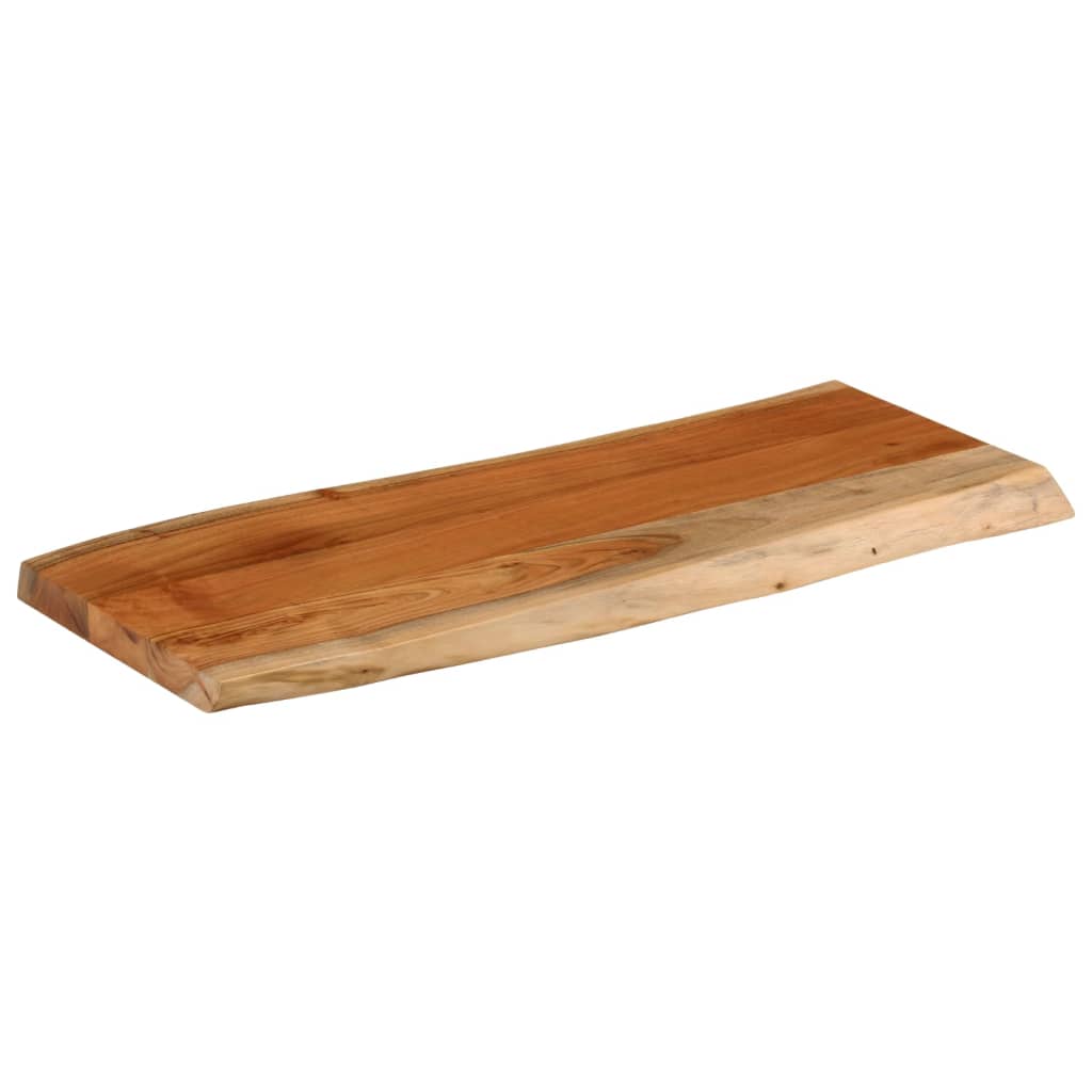 Dessus de table 90x40x3,8 cm rectangulaire bois massif acacia - XIOS