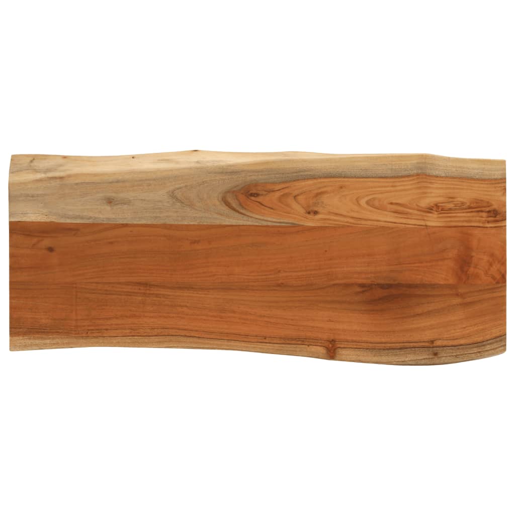 Dessus de table 100x40x3,8 cm rectangulaire bois massif acacia - XIOS
