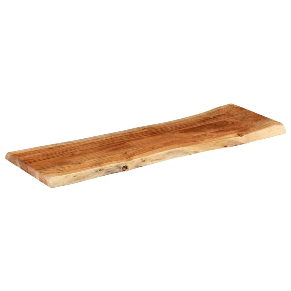 Dessus de table 110x40x3,8 cm rectangulaire bois massif acacia - XIOS