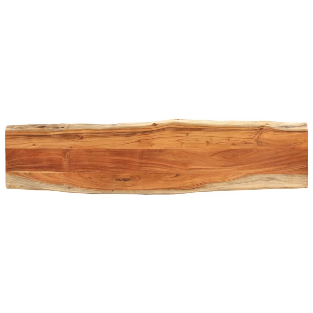 Dessus de table 180x40x3,8 cm rectangulaire bois massif acacia - XIOS