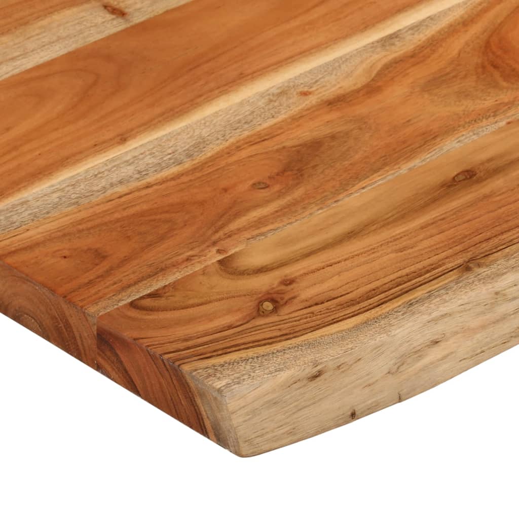 Dessus de table 70x60x3,8 cm rectangulaire bois massif d'acacia - XIOS