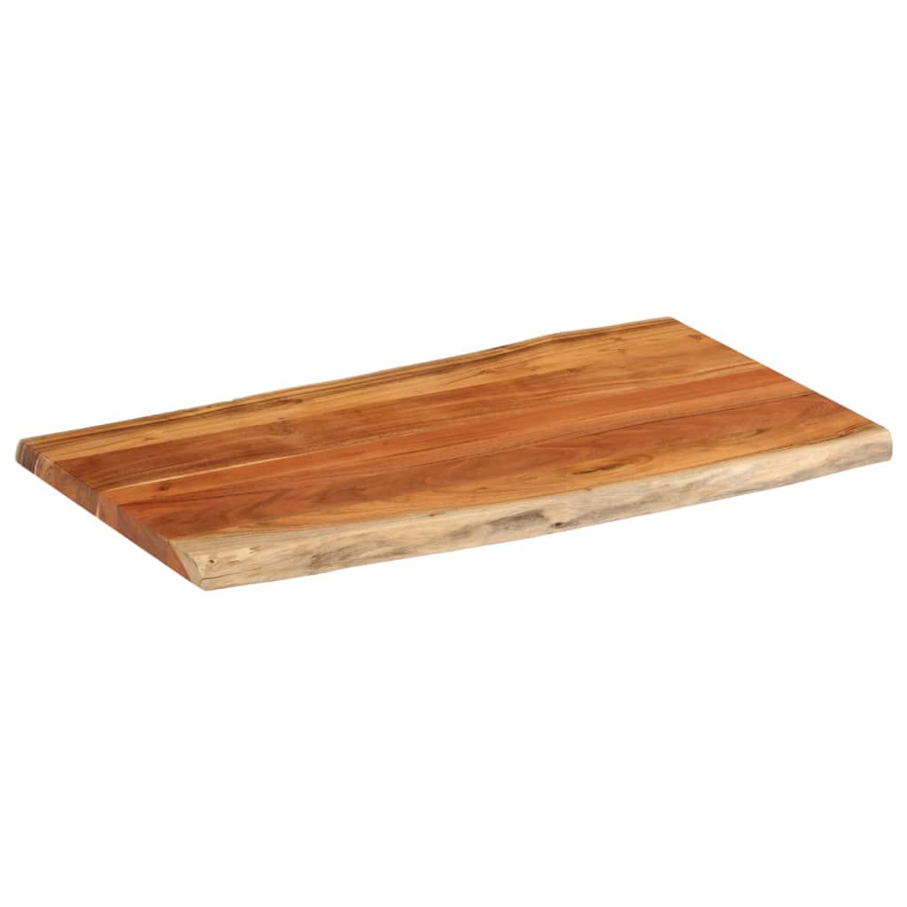 Dessus de table 120x60x3,8cm rectangulaire bois massif d'acacia - XIOS