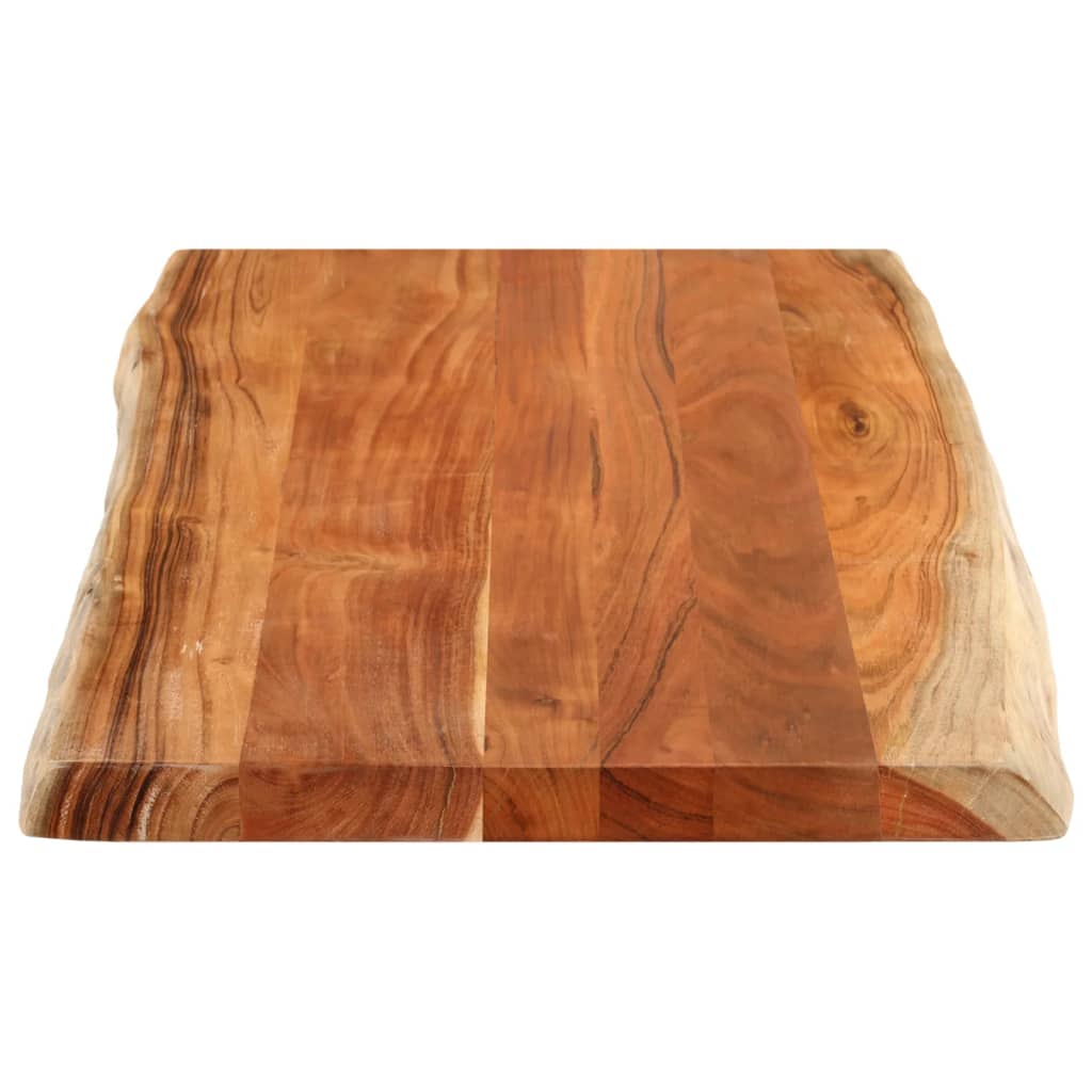 Dessus de table 120x60x3,8cm rectangulaire bois massif d'acacia - XIOS