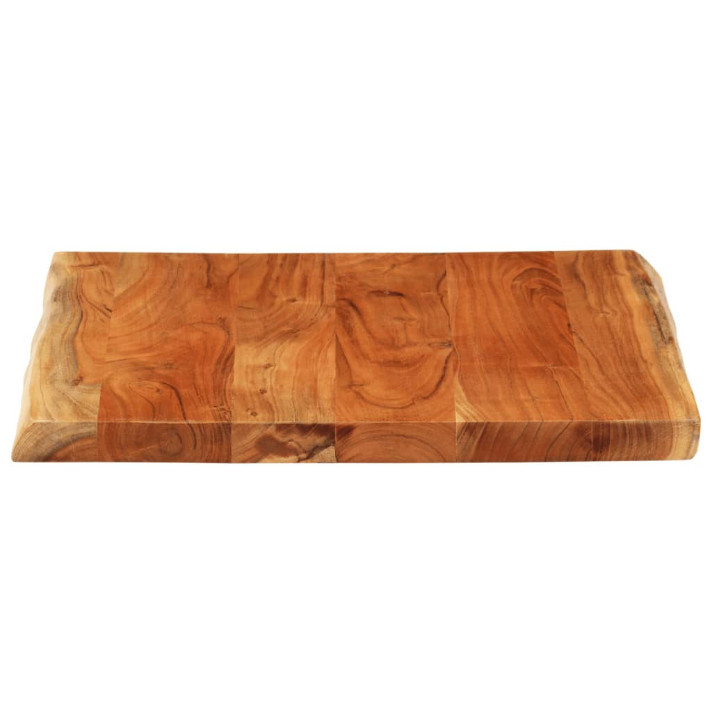 Dessus de table 80x80x3,8 cm carré bois massif d'acacia - XIOS