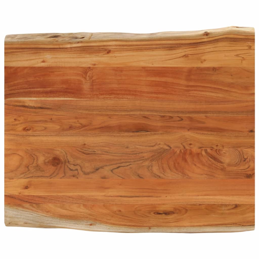 Dessus de table 90x80x3,8 cm rectangulaire bois massif d'acacia - XIOS