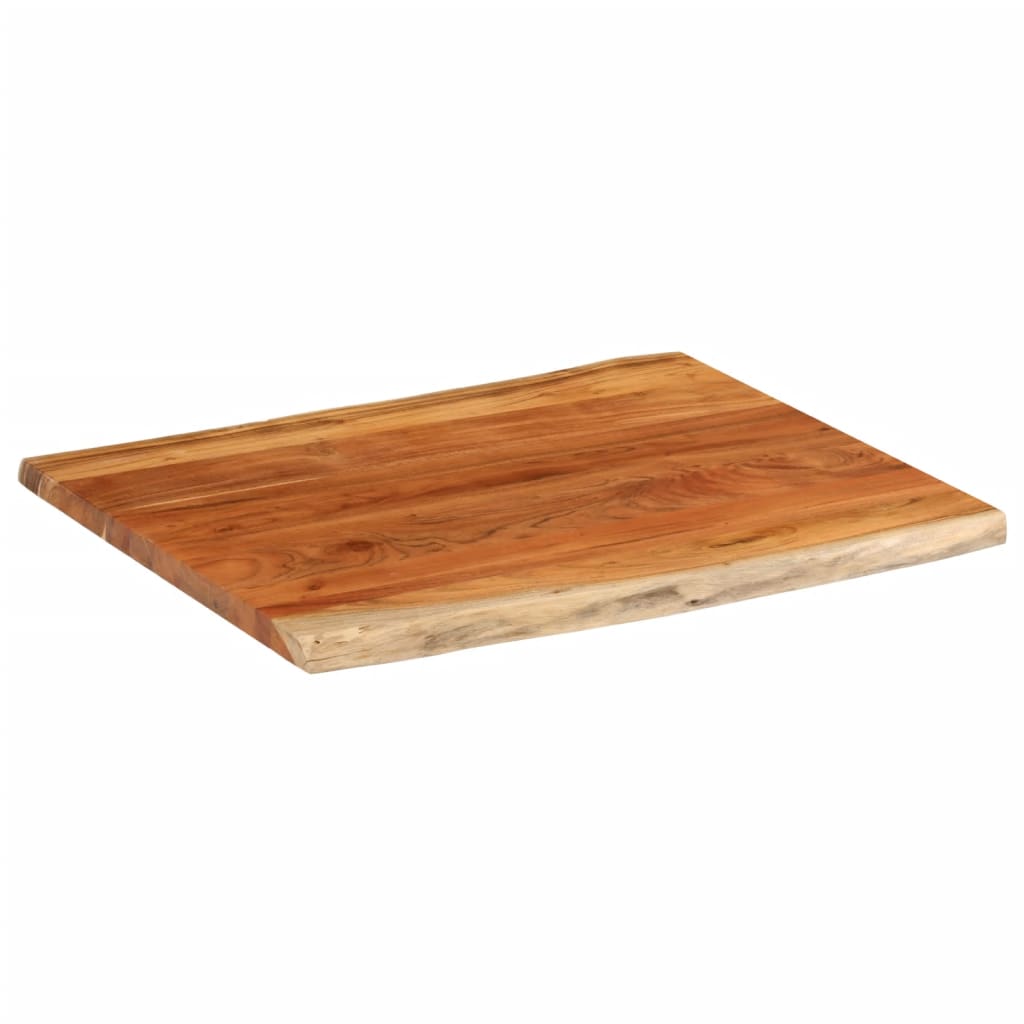 Dessus de table 90x80x3,8 cm rectangulaire bois massif d'acacia - XIOS