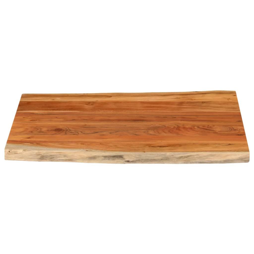 Dessus de table 90x80x3,8 cm rectangulaire bois massif d'acacia - XIOS