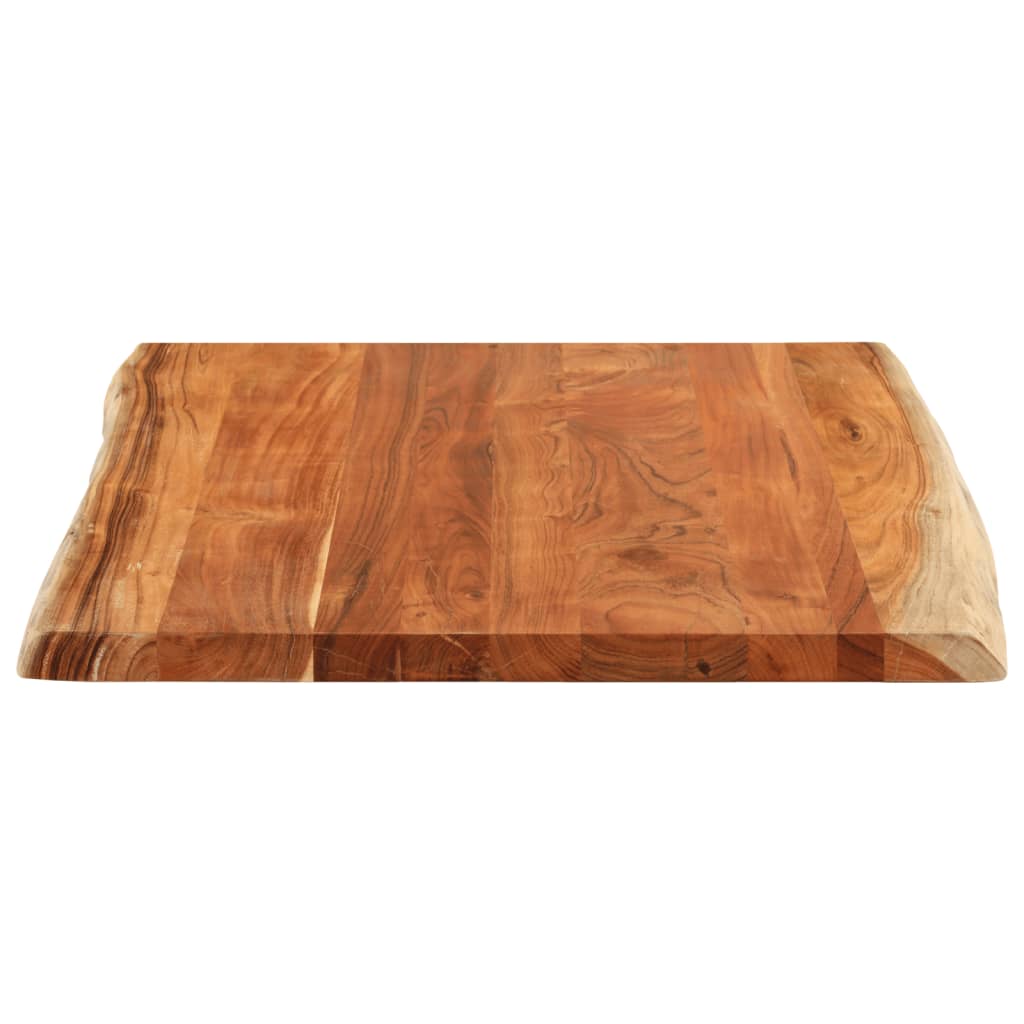 Dessus de table 90x80x3,8 cm rectangulaire bois massif d'acacia - XIOS