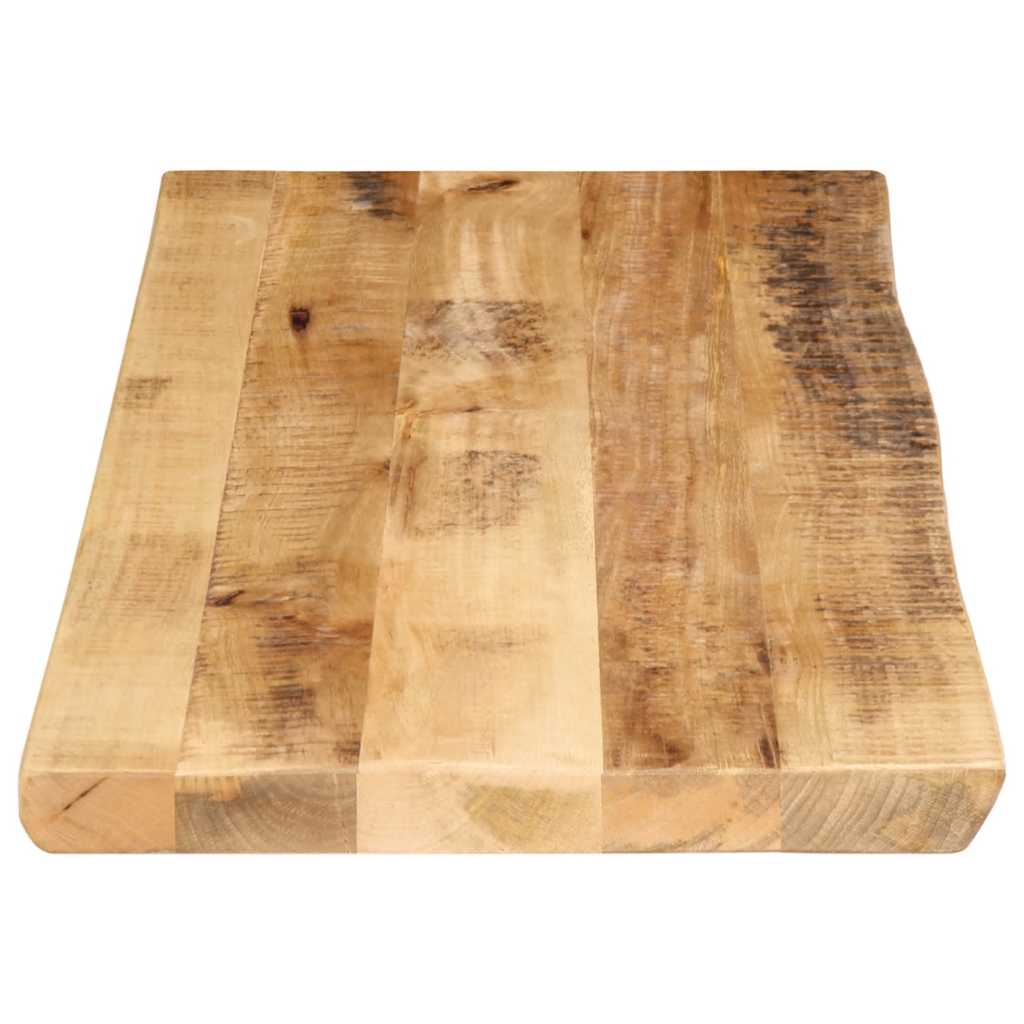 Dessus de table bord vivant 100x40x2,5 cm bois de manguier brut - XIOS