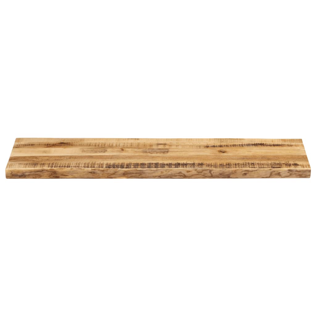 Dessus de table bord vivant 120x40x2,5 cm bois de manguier brut - XIOS