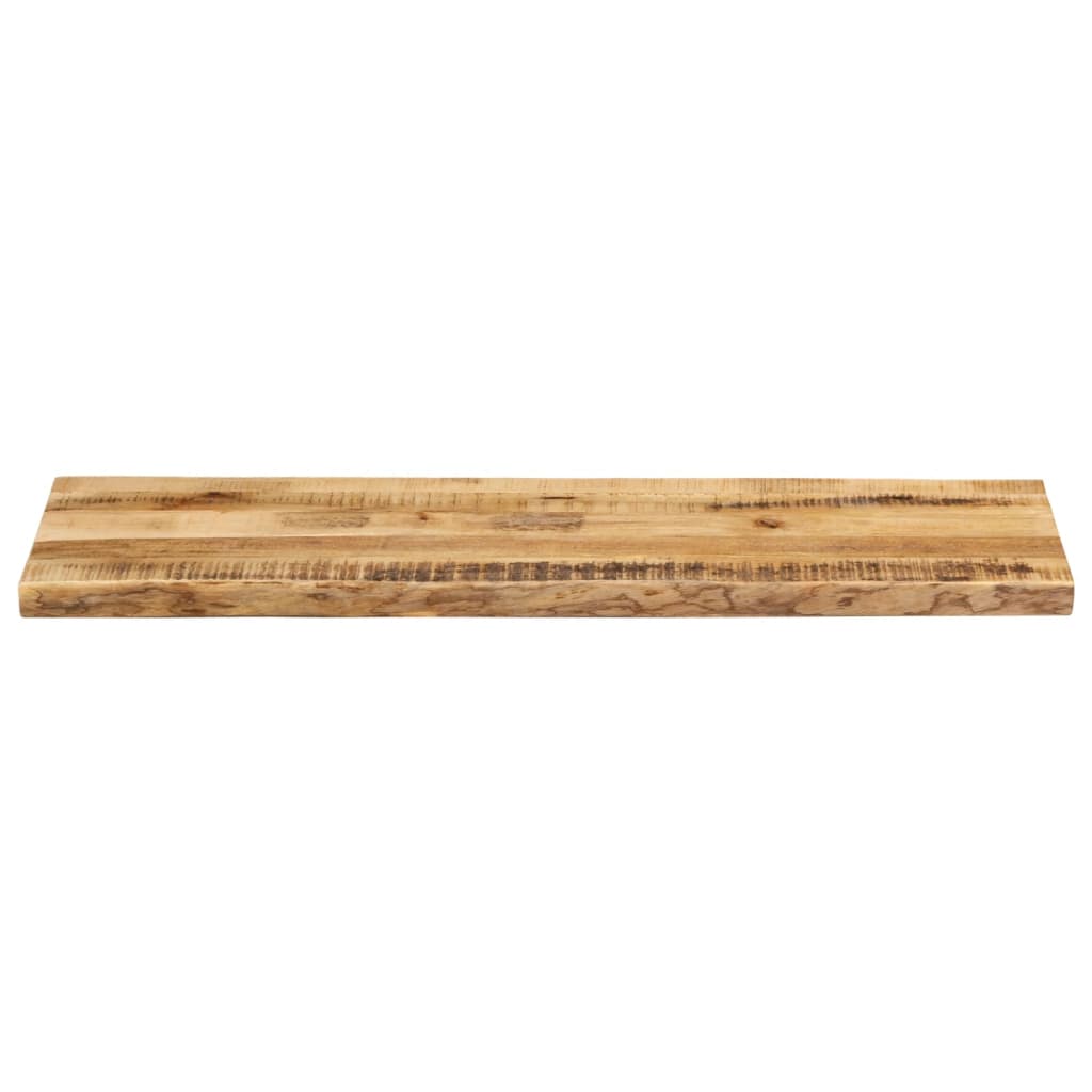 Dessus de table bord vivant 140x40x2,5 cm bois de manguier brut - XIOS