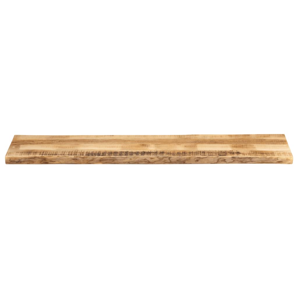 Dessus de table bord vivant 160x40x2,5 cm bois de manguier brut - XIOS