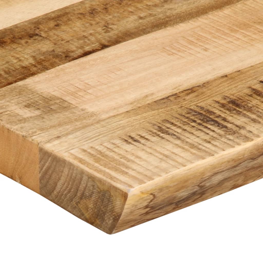 Dessus de table bord vivant 60x40x3,8 cm bois de manguier brut - XIOS