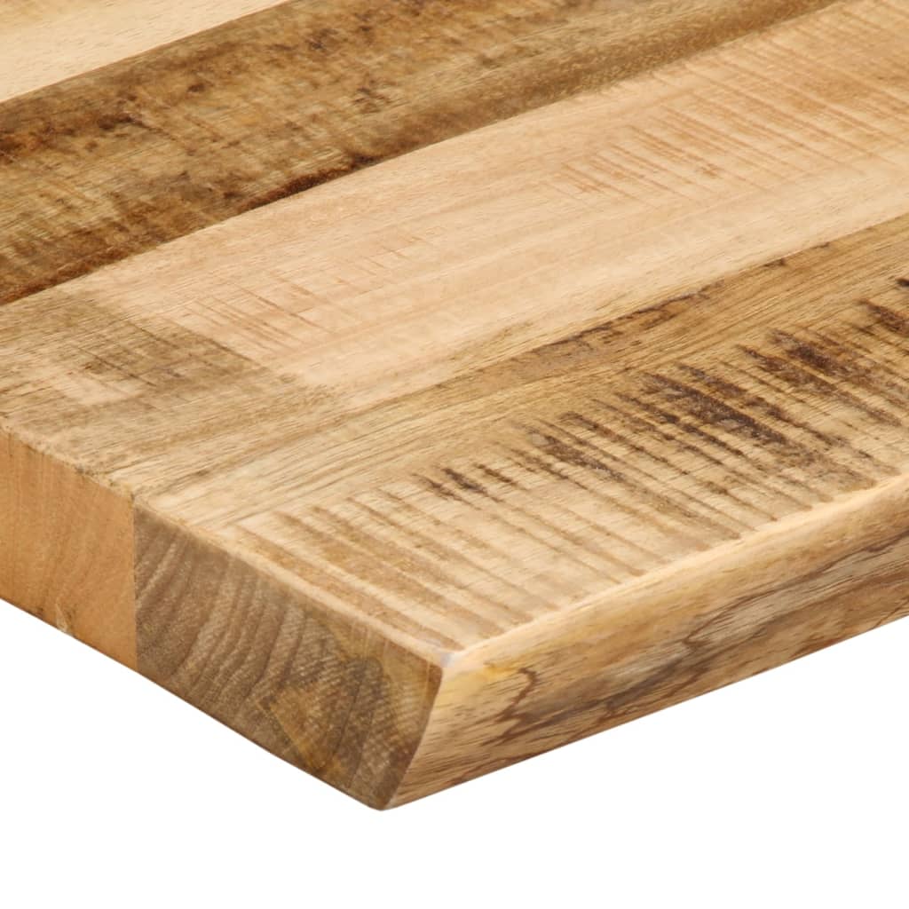 Dessus de table bord vivant 90x40x3,8 cm bois de manguier brut - XIOS
