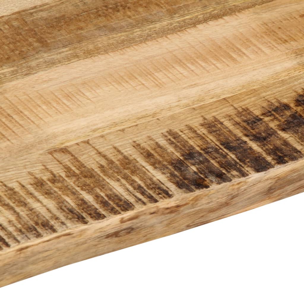 Dessus de table bord vivant 90x40x3,8 cm bois de manguier brut - XIOS