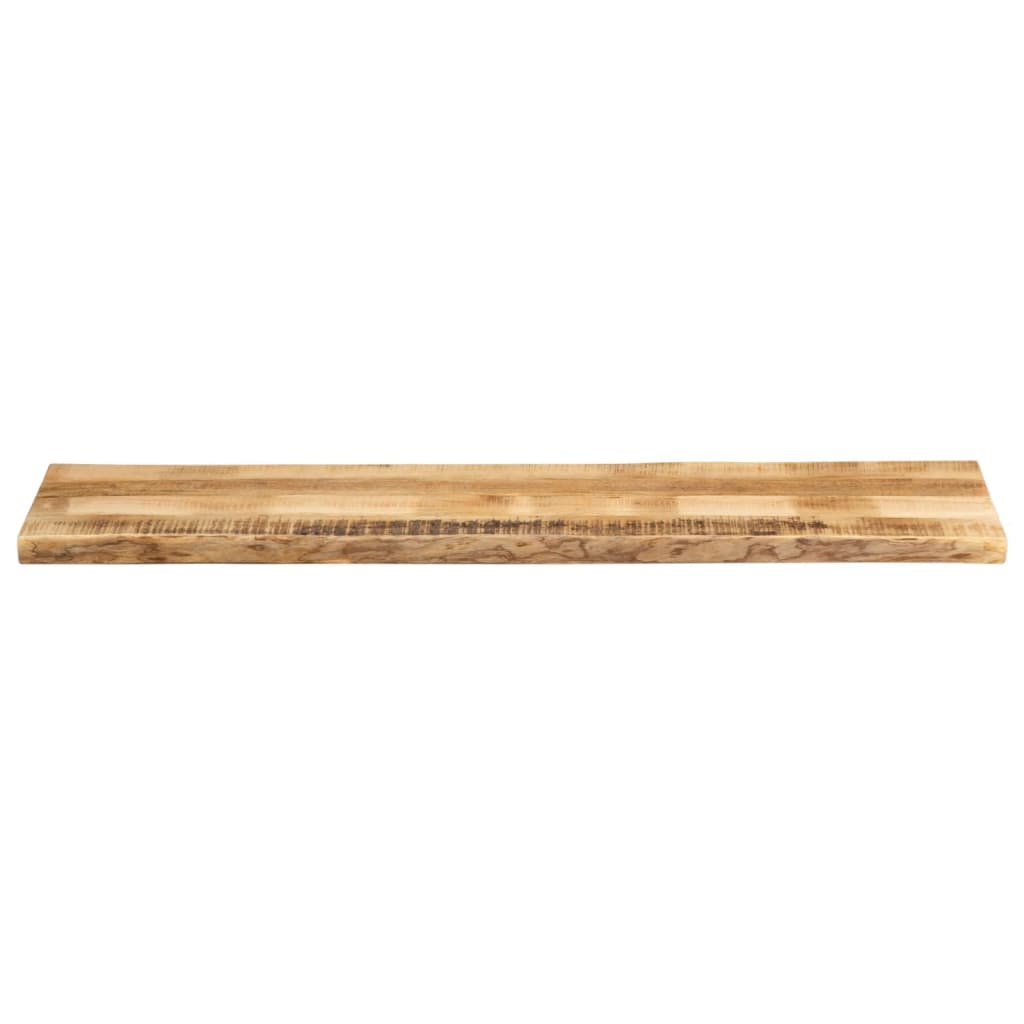 Dessus de table bord vivant 180x40x3,8 cm bois de manguier brut - XIOS