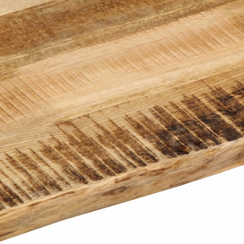 Dessus de table bord vivant 90x60x3,8 cm bois de manguier brut - XIOS