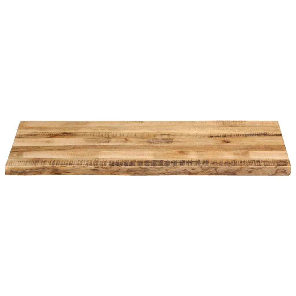 Dessus de table bord vivant 110x60x3,8 cm bois de manguier brut - XIOS