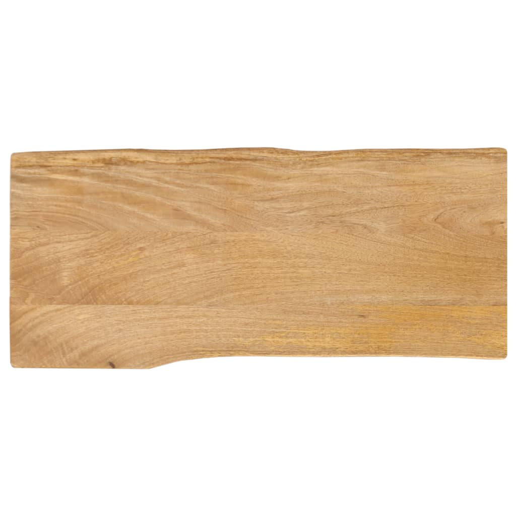 Dessus de table 90x40x2,5 cm bord vivant bois massif manguier - XIOS