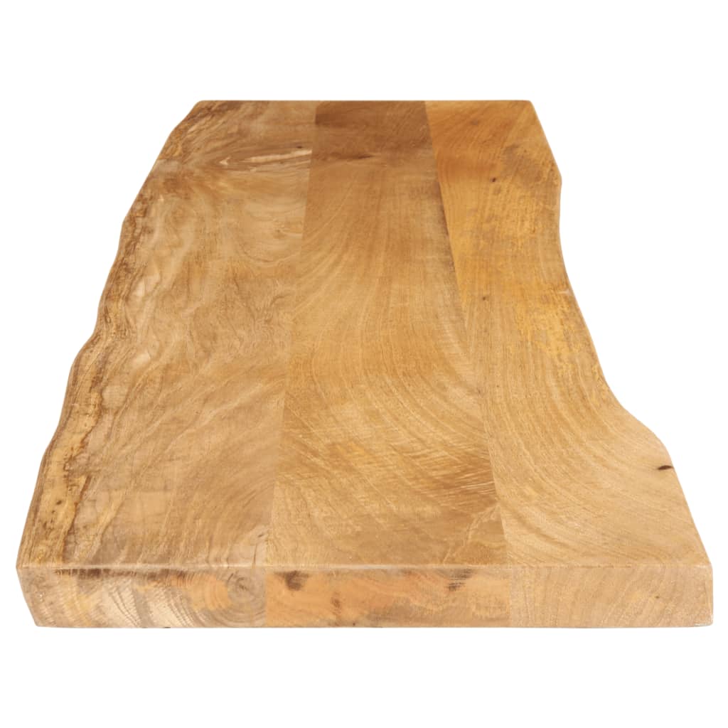 Dessus de table 160x40x2,5 cm bord vivant bois massif manguier - XIOS