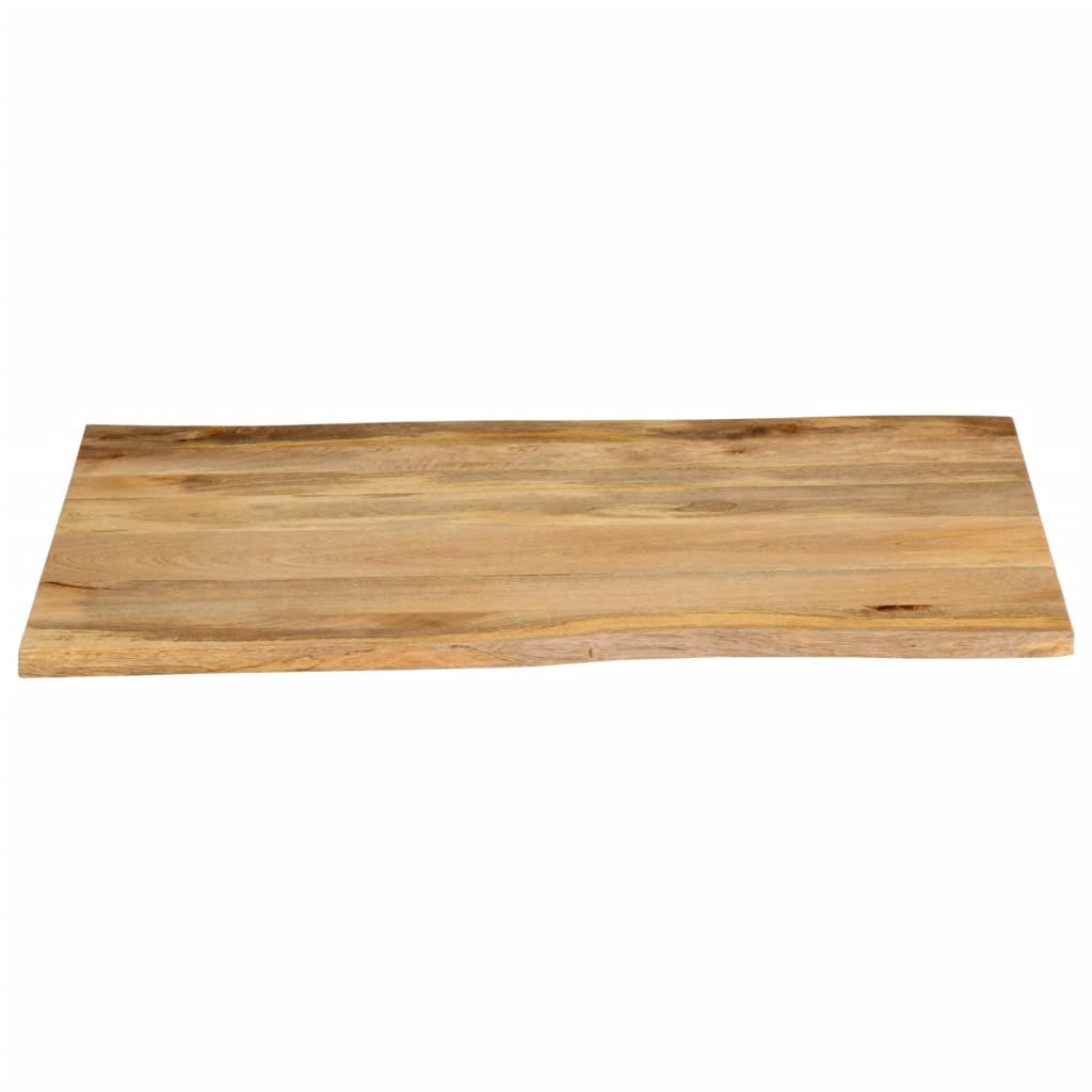 Dessus de table 100x80x2,5 cm bord vivant bois massif manguier - XIOS