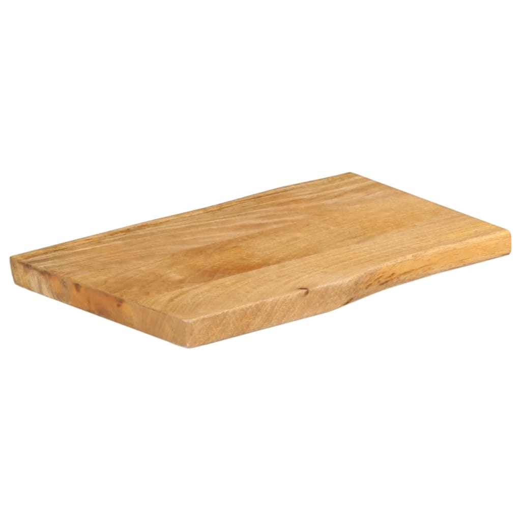 Dessus de table 60x40x3,8 cm bord vivant bois massif manguier - XIOS