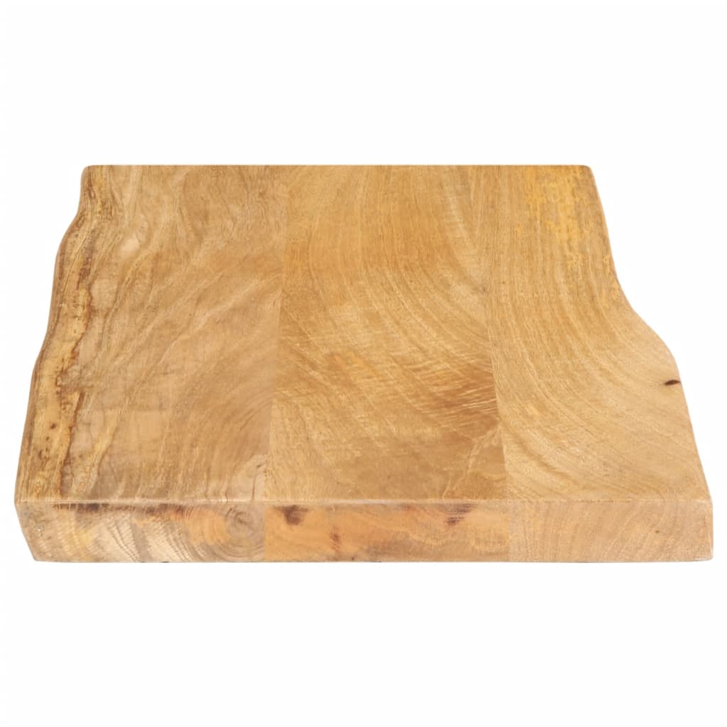 Dessus de table 60x40x3,8 cm bord vivant bois massif manguier - XIOS