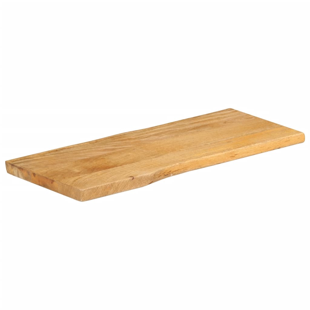 Dessus de table 80x40x3,8 cm bord vivant bois massif manguier - XIOS